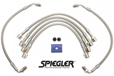 ***DISCONTINUED*** Spiegler Stainless Brake Lines - Porsche Front and Rear Complete 6 Line Kit