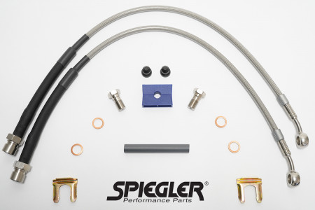 Spiegler Stainless Brake lines - front 2014+ Corvette C7 exc Z06 w/iron