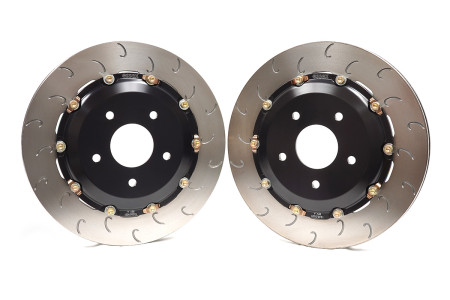 AP Racing by Essex 2-piece Competition J Hook Disc Pair (Rear 338x26mm)- C7 Z51 and Base Stingray Corvette