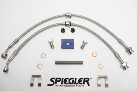 Spiegler Stainless Brake Lines - C8 Corvette with Iron Discs - Rear