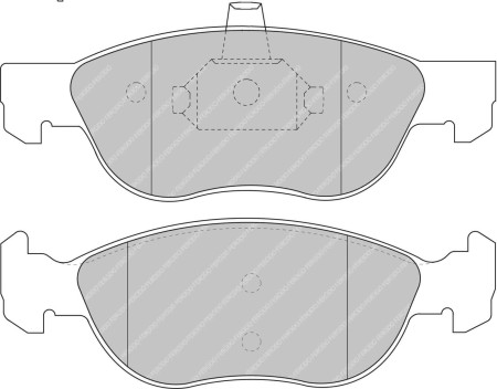 Ferodo FCP1056H DS2500 Brake Pads