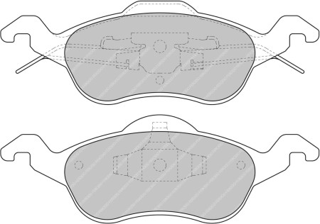 Ferodo FCP1318H DS2500 Brake Pads