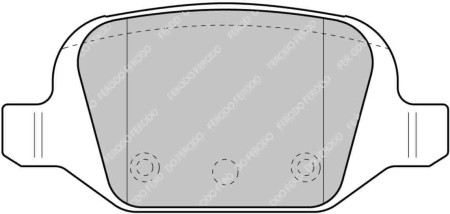 Ferodo FCP1324H DS2500 Brake Pads