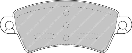 Ferodo FCP1370R DS3000 Brake Pads