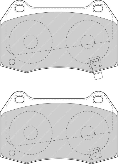 Ferodo FCP1561W DS1-11 Brake Pads