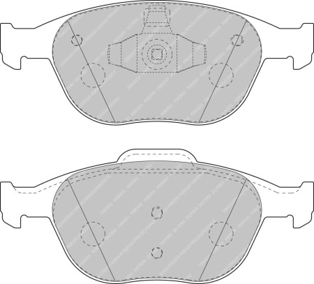 Ferodo FCP1568H DS2500 Brake Pads