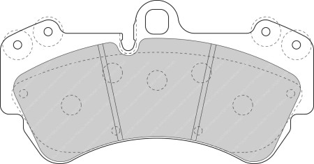 Ferodo FCP1625H DS2500 Brake Pads