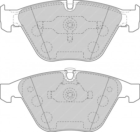 Ferodo FCP1628H DS2500 Brake Pads