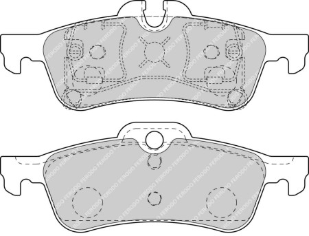 Ferodo FCP1676H DS2500 Brake Pads