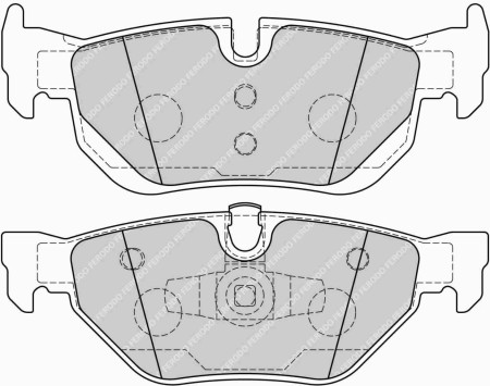Ferodo FCP1807H DS2500 Brake Pads