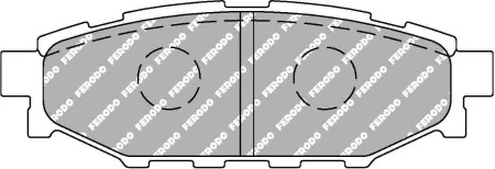 Ferodo FCP1947H DS2500 Brake Pads