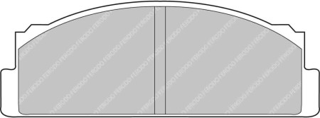 Ferodo FCP22H DS2500 Brake Pads