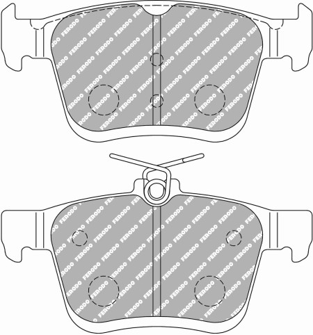 Ferodo FCP4434H DS2500 Brake Pads