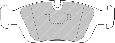 Ferodo FCP725H DS2500 Brake Pads