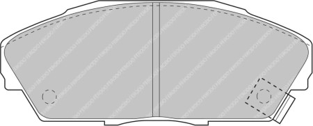 Ferodo FCP748H DS2500 Brake Pads