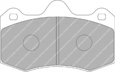 Ferodo FRP3083R DS3000 Brake Pads (fits AP Racing CP9541 Calipers)