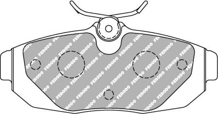 Ferodo FRP3130H DS2500 Brake Pads