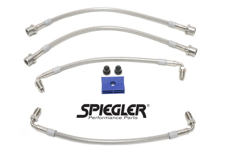 Spiegler Stainless Brake Lines - Rear Porsche 718 GTS 4.0, GT4, GT4 RS & Spyder