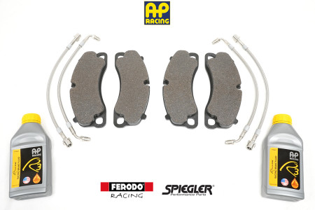 Essex Brake Pad, Line, Fluid Bundle - Front Porsche 991 GT3 Iron