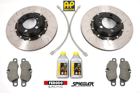 Essex Brake Pad, Line, Fluid, and 2-piece Disc Bundle (Rear 350x28mm)- Porsche 992 & 991 Carrera T Iron