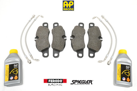 Essex Brake Pad, Line, Fluid Bundle - Front Porsche 991 & 992 Carrera T Iron