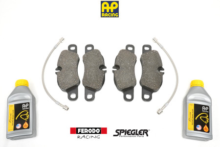 Essex Brake Pad, Line, Fluid Bundle - Rear Porsche 991 Carrera S GTS Iron