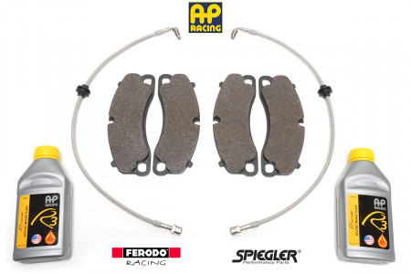 AP Racing by Essex Pad and Line Bundle - Porsche 992 GT3 Iron