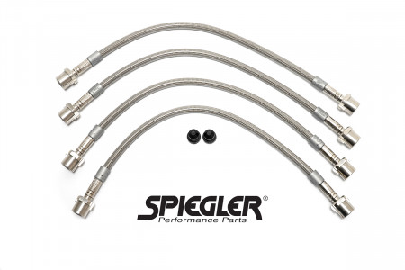 Spiegler Stainless Brake Lines - Porsche Front and Rear 4 Line Kit
