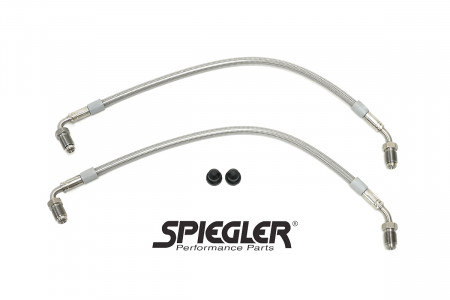 Spiegler Stainless Brake Lines - Porsche Front 2 Line Kit (Hard Line Replacement)