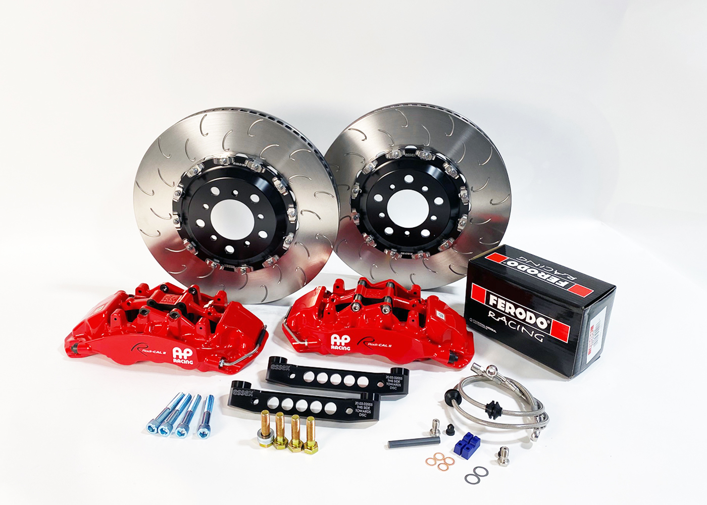 Brembo Front 330x28 One Piece + Four Piston Caliper –