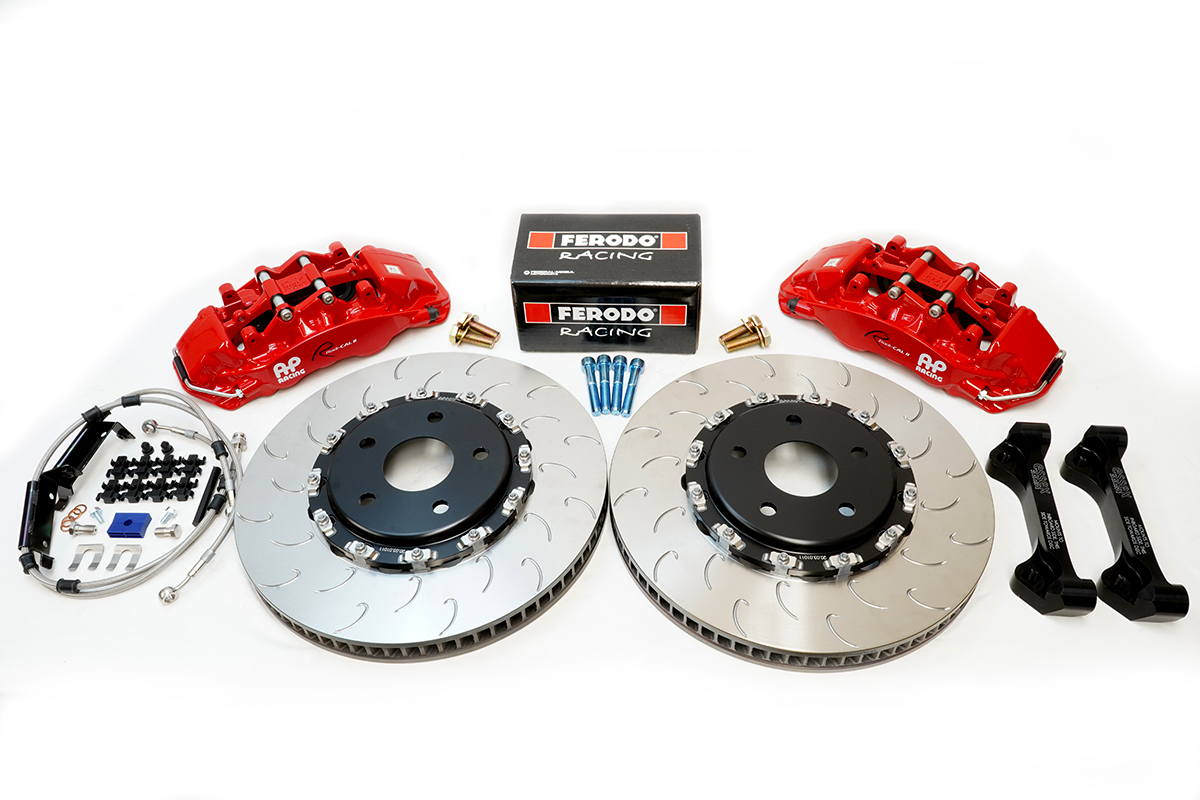 Brembo Front 330x28 One Piece + Four Piston Caliper –